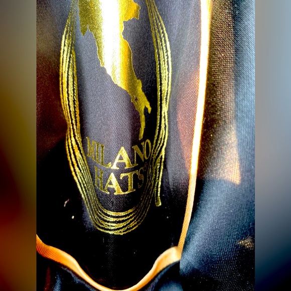 Tuff Hedeman Black Merino Wool Felt Cowboy Hat - Picture 10 of 11